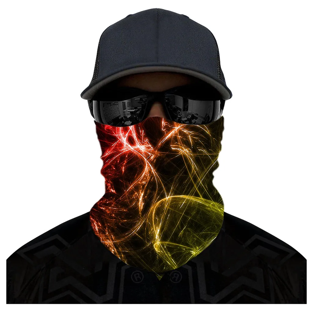 Летний бесшовный Черный волк 3dmagic аксессуары для девушек унисекс езды на