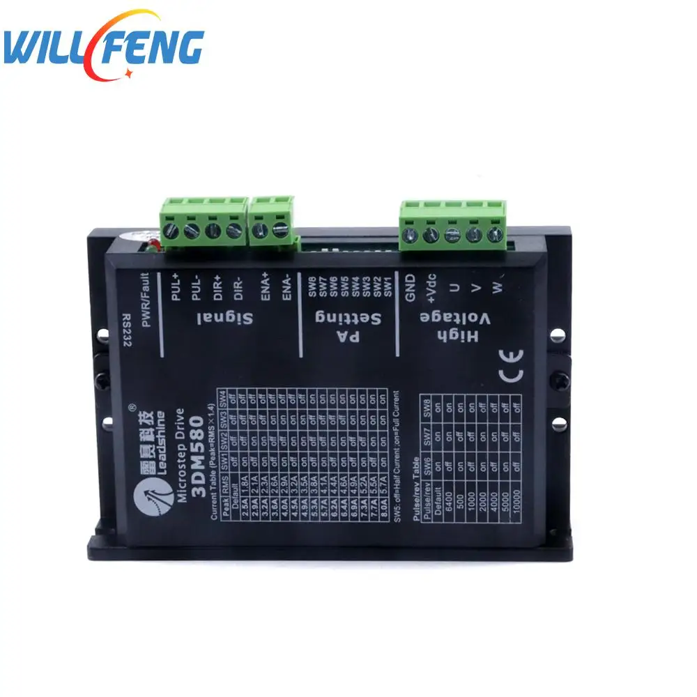 Шаговый привод Will Feng Leadshine 3DM580 3 фазы 36 В постоянного тока 1 0 а для лазерного