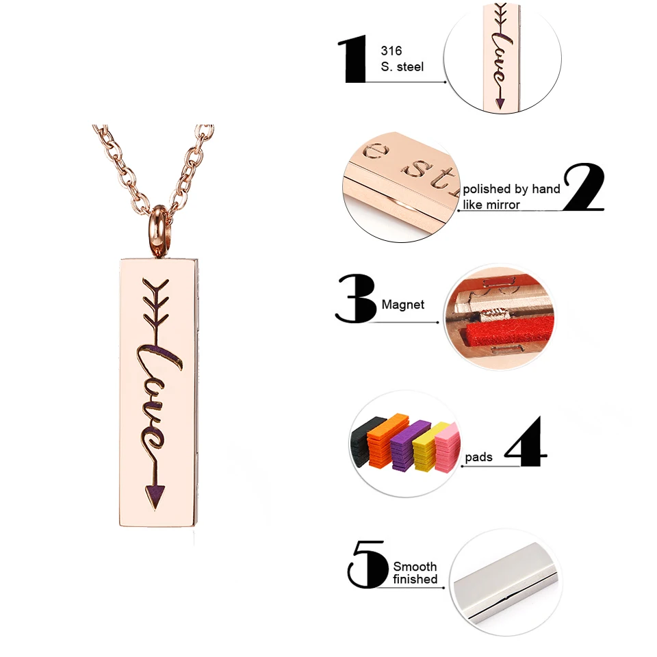 Ожерелье чокер с цепочкой треугольная кисточка ожерелья для женщин ароматерапия