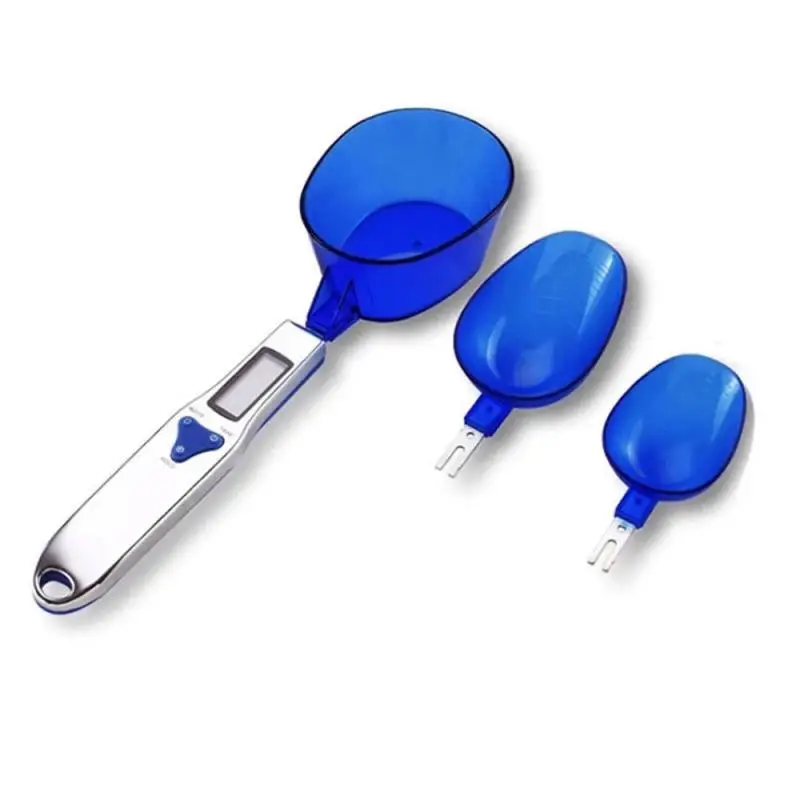 

1PC High Precision Electronic Scale With Three Spoon Digital Kitchen Electronic Measure Food Weight Scale Power Saving