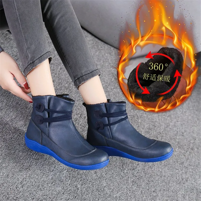 Большие размеры 35 43 ботильоны из искусственной кожи женская обувь женские