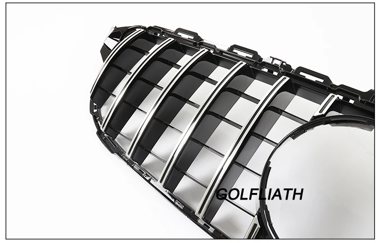 Решетка для переднего бампера C Class W205 GT R ABS сетчатая гриль решетка mercedes C180 C200 C260 C300