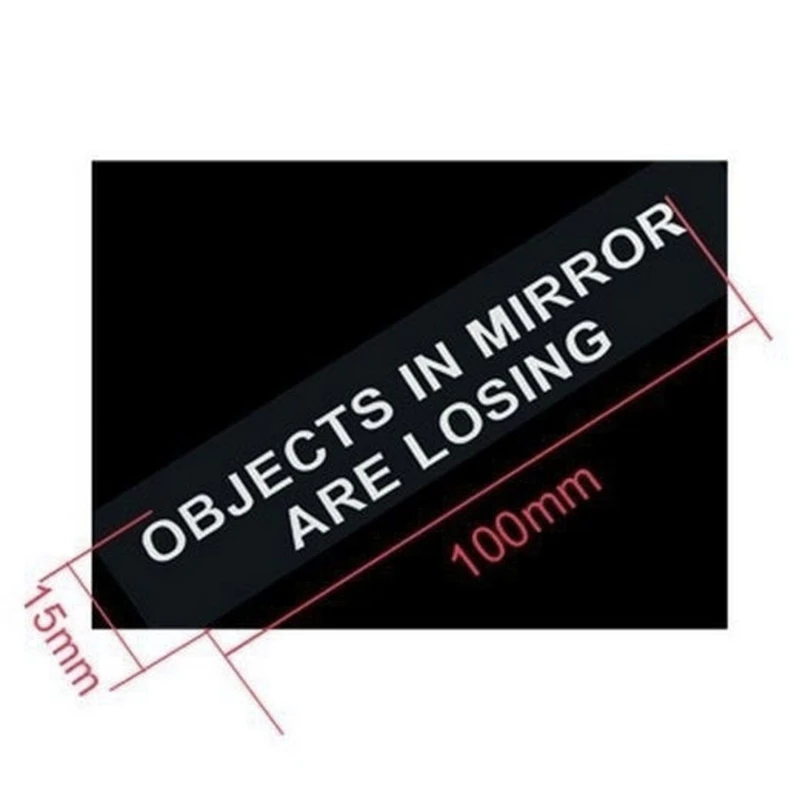 2 шт./компл. Автомобильное зеркало заднего вида предупреждающая наклейка объекты