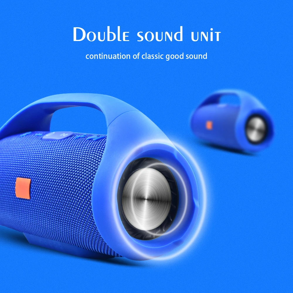 Беспроводной Bluetooth динамик водонепроницаемый открытый портативный динамик s Сабвуфер Бумбокс USB аккумуляторная батарея с микрофоном caixa de som