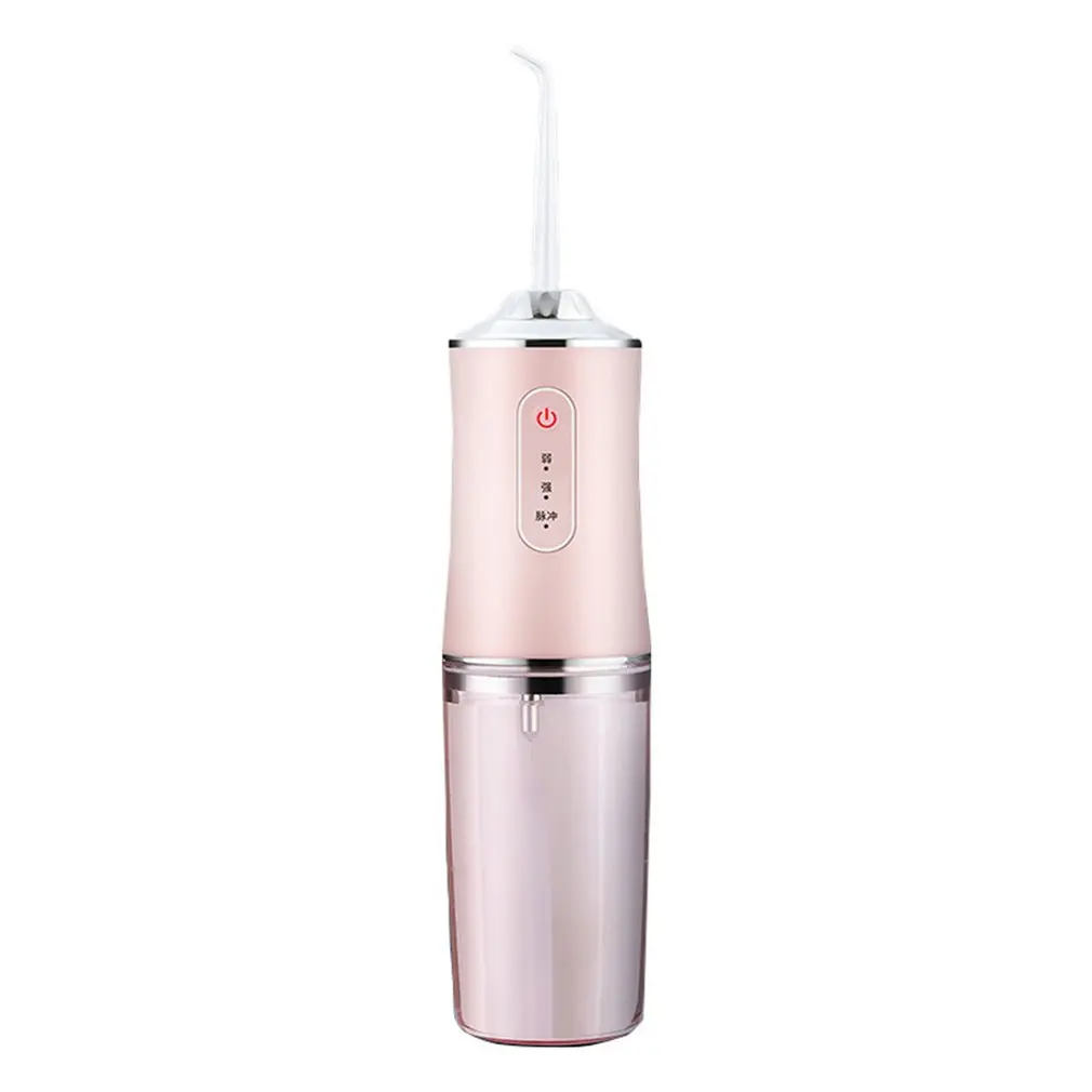 

Portable Electric Oral Irrigator USB Rechargeable Water Flosser Dental Water Jet 240ML Water Tank Waterproof Teeth Cleaner