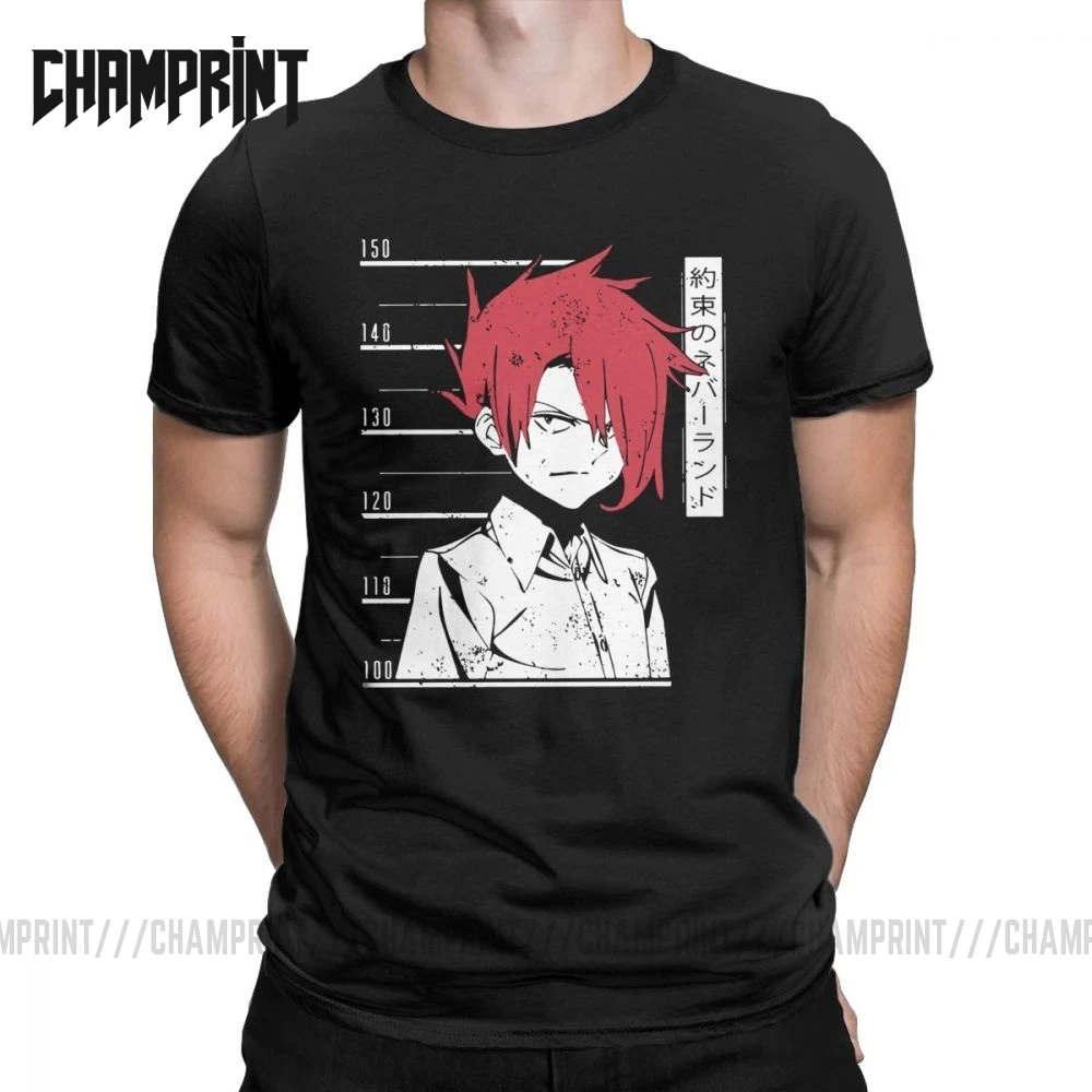 Ray обещанного нетляндии &quot футболка для мужчин Эмма манга Норман парным рисунком