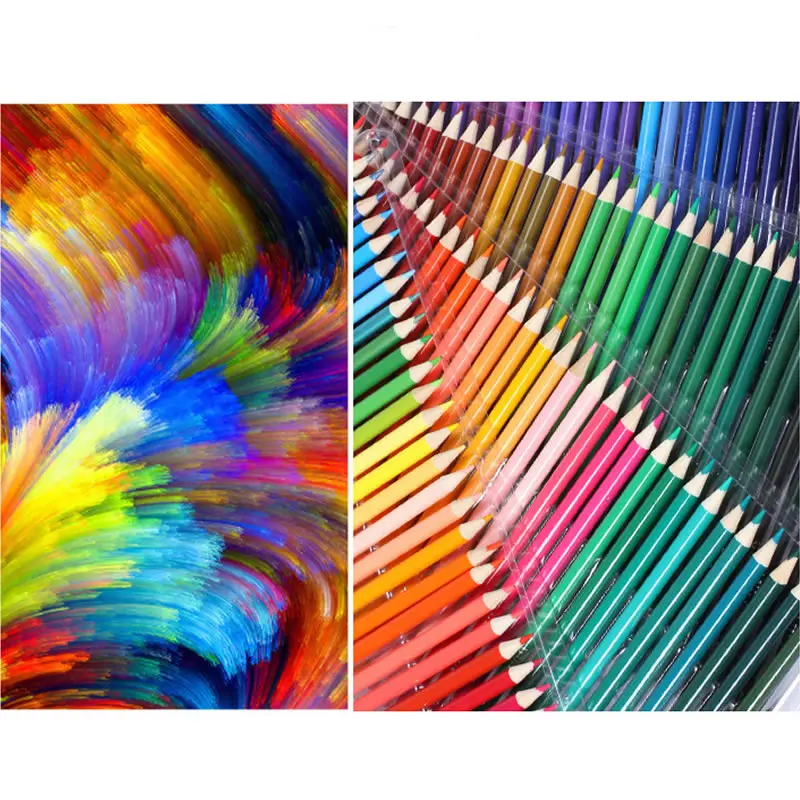 

Color Penci 48/72/120/160Color Wood Oil Colored Pencil Lapis De Cor Artist Color Pencils For school Drawing Sketch Art Supplies