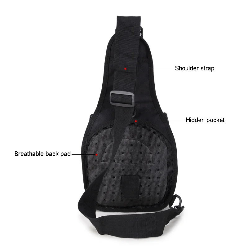 Уличный военный рюкзак на плечо 600D нагрудная Сумка-Слинг Molle тактическая