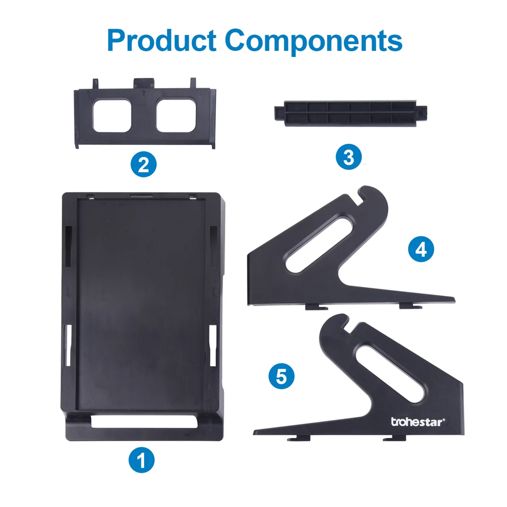 Держатель Термоэтикеток Trohestar для рулонов и стикеров Fanfold работа с настольным
