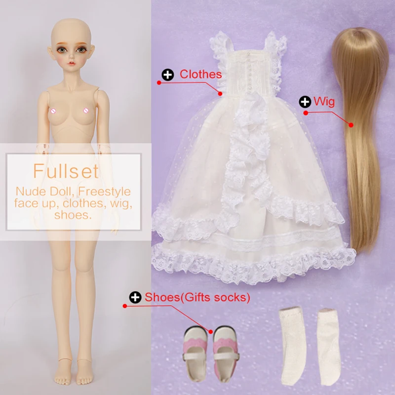 Кукла Kanadoll Bamti BJD SD 1/3 модель тела для девочек длинные волосы красота полный