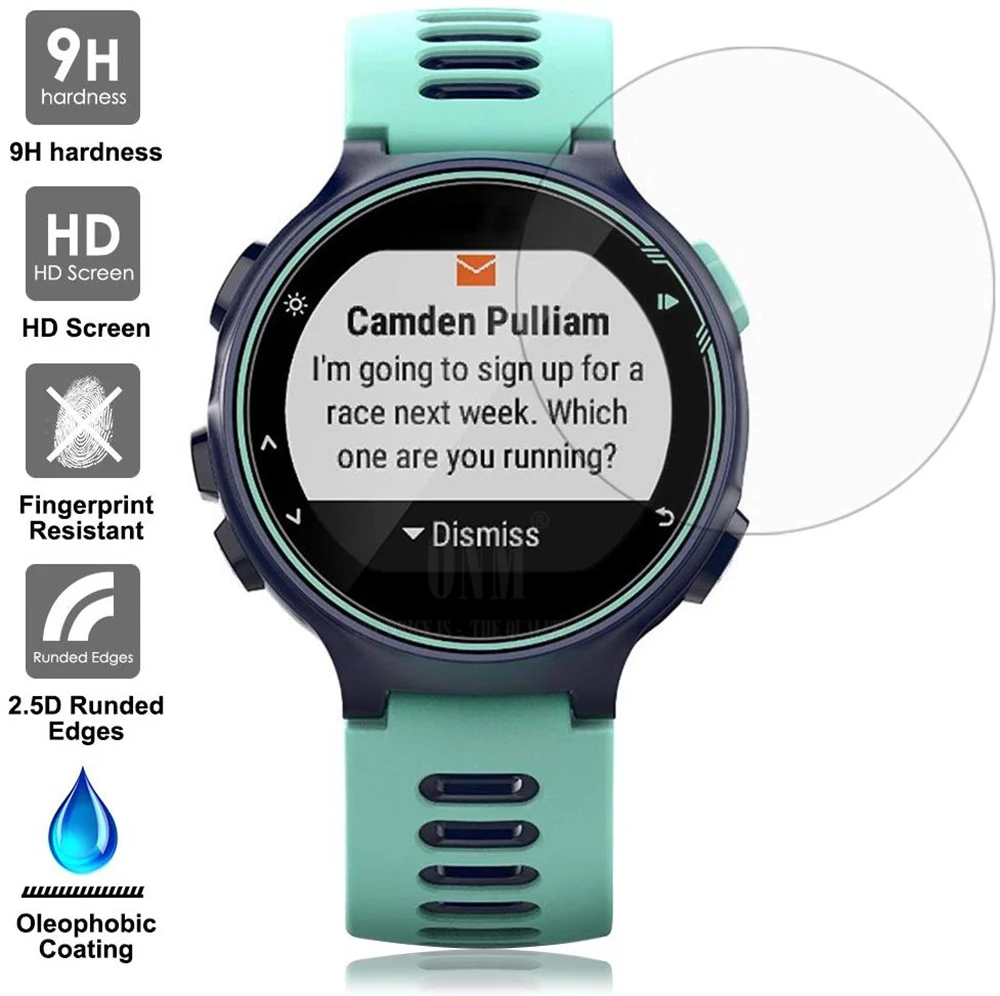 for garmin forerunner 235 225 230 245 645 935 945 45 45s approach s62 tempered glass screen protector smart watch accessories free global shipping