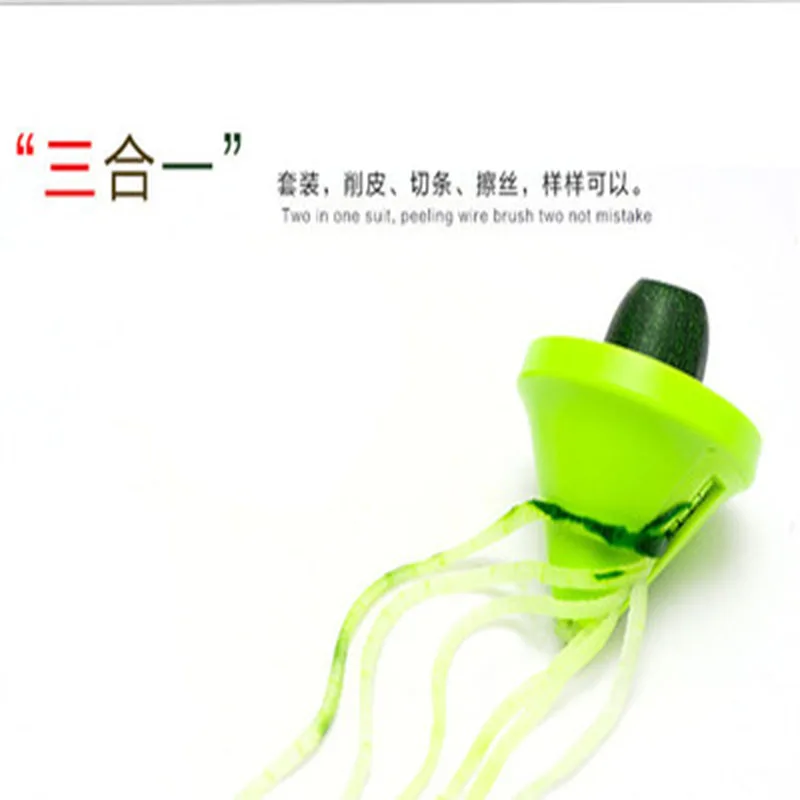 

Kitchen Tools Vegetable Fruit Multi-function Spiral Shredder Peeler Manual Potato Carrot Radish Rotating Shredder Grater