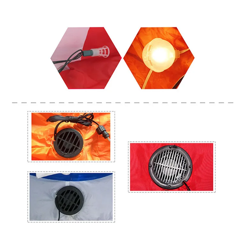 Надувной светильник Санта Клаус Рождественское украшение садовые надувные