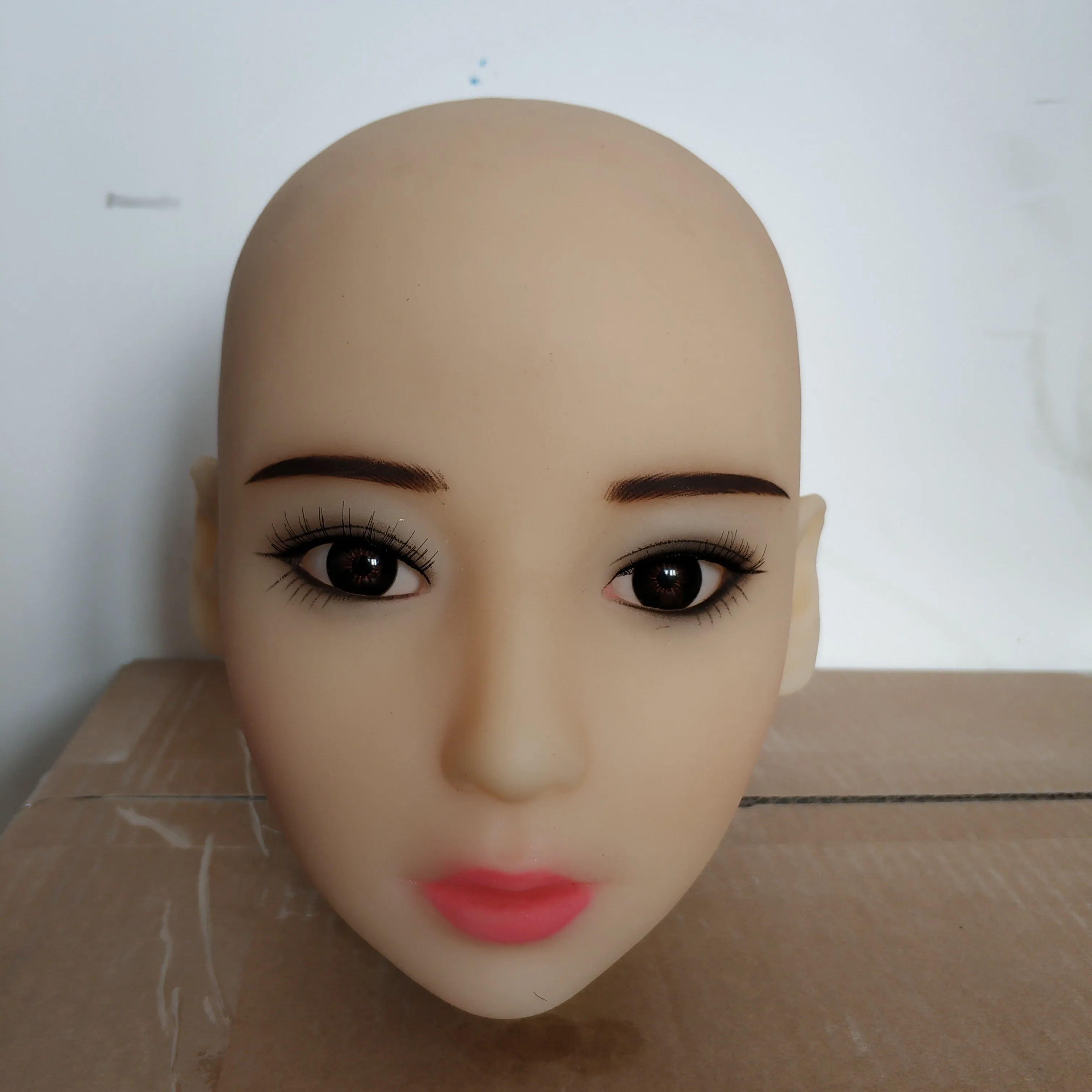 Силиконовая 3D кукла 19*18 см аксессуары для мужской мастурбации оральная глубина 12
