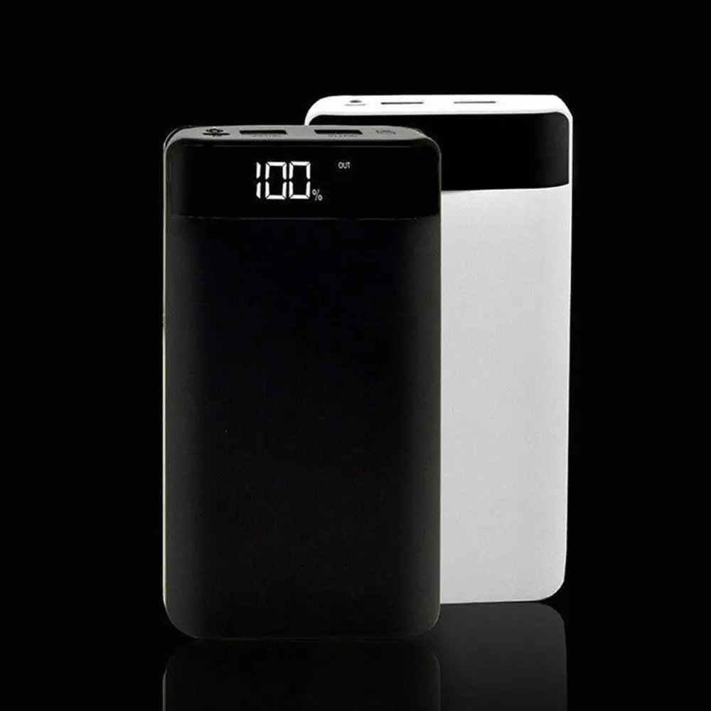 Чехол для аккумулятора Power Bank зарядное устройство 8*18650 с двумя USB портами