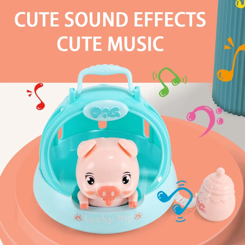 

Children's Electric Pet Cute Piglet Piggy Simulation Play House Toy Cute Baby Piggy Baby Electric Toy Child Birthday Gift