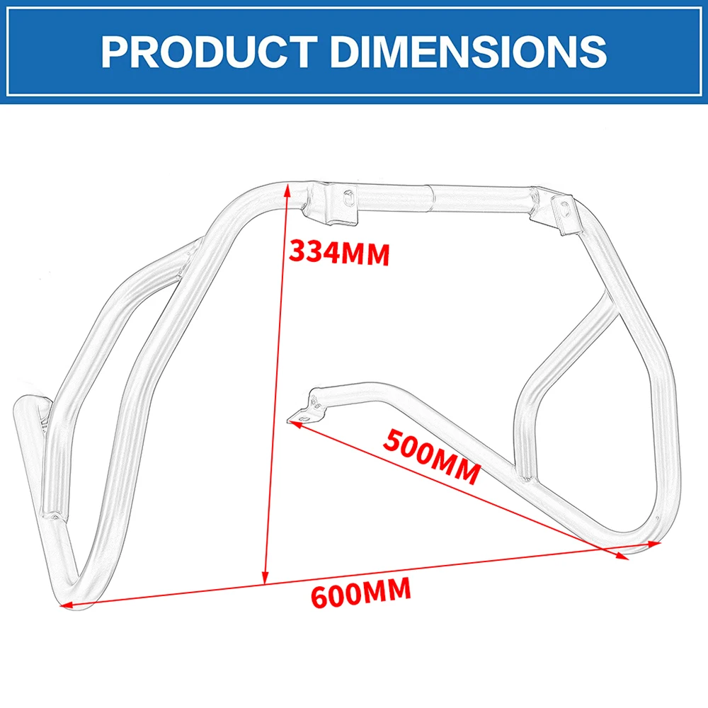 

For BMW G310GS Crash Bar Upper Engine Guard Bumpers Frame Protector G 310 GS 2017 2018 2019 2020 2021 G310 GS Accessories Motor