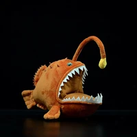 15cm soft anglerfish stuffed toys real life sea animals goosefish lanternfish plush toy gifts for kids