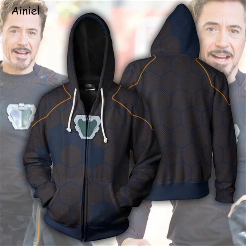 Костюм для косплея Endgame Thanos Iron Man футболка пальто куртка брюки женские толстовки