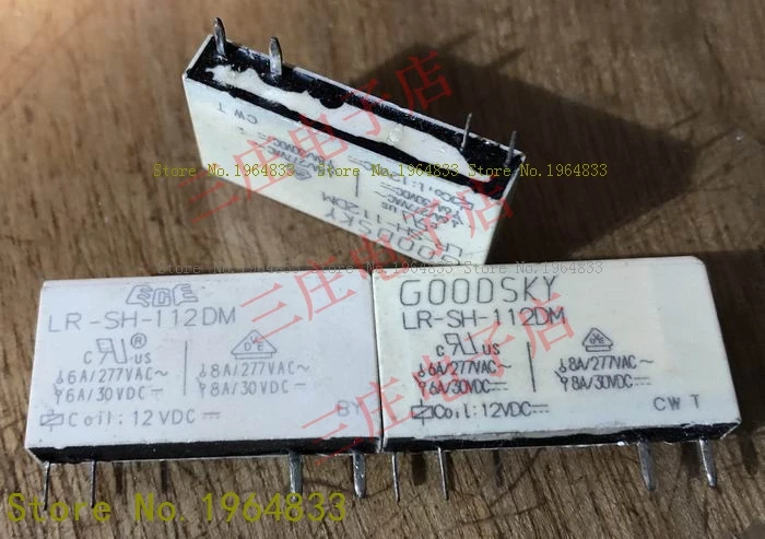 

LR-SH-112D/124D/112DM/SS-124D 41F-1A/C-12/24V-8A