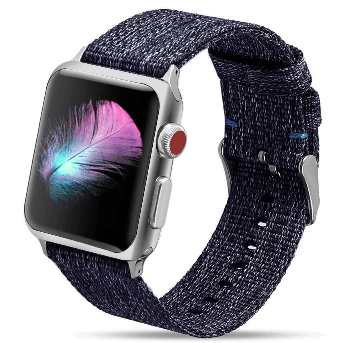 Ремешок нейлоновый для Apple Watch Series 3/2/1 38 мм 42 сменный спортивный браслет iwatch series 6 5 4