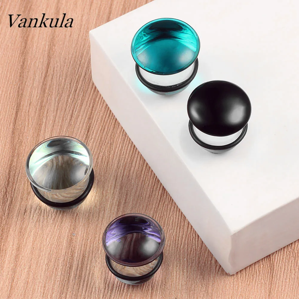 Vankula оптовая продажа 12 шт. расширитель ушей стеклянные заглушки и туннели
