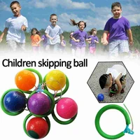 6 colors children jumping ball outdoor fun toy bouncing balls kids sport movement rotating ankle skipping toy fitness equipment