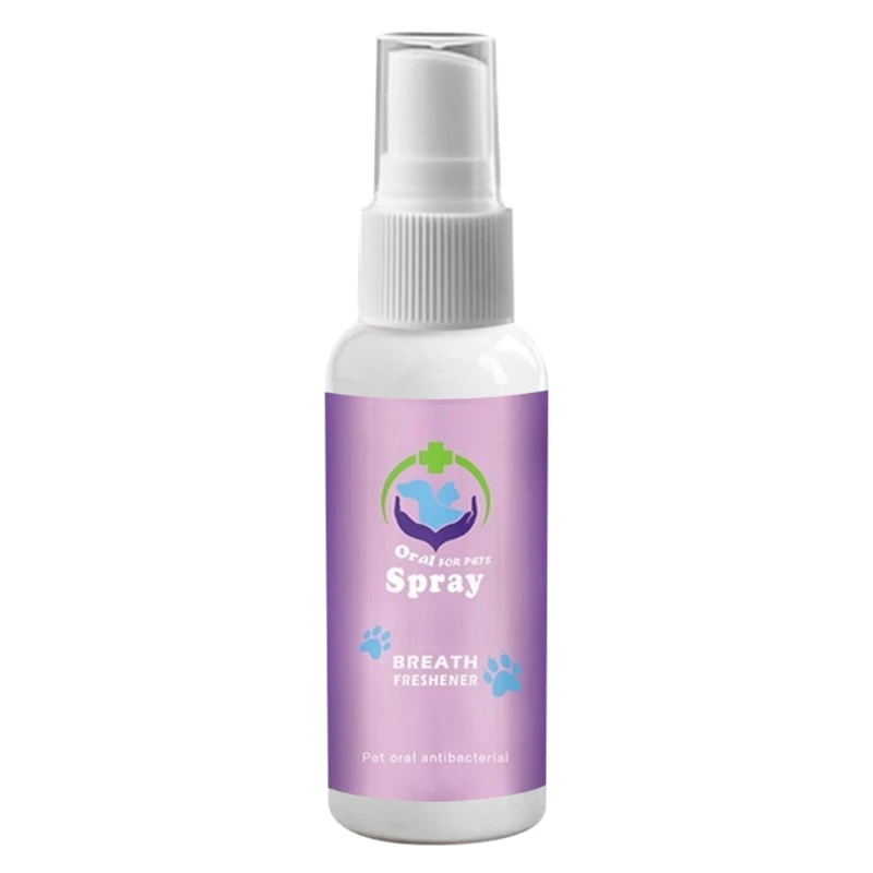 

Dog Mouth Spray Eliminate Bad Breath Plaque and Tartar Remover Oral Hygiene for Pets Dental Care Spray 3 Capacities