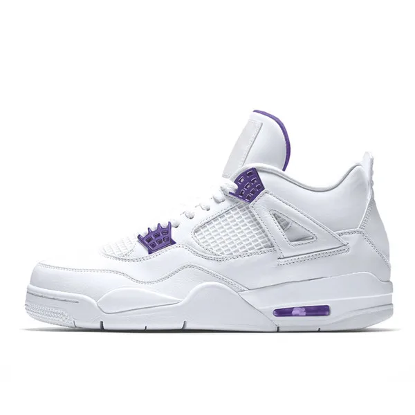 

New 4s black cat mens basketball shoes Court Purple Bred Pine Green Loyal Blue Cool Grey Sport Sneakers 7-13