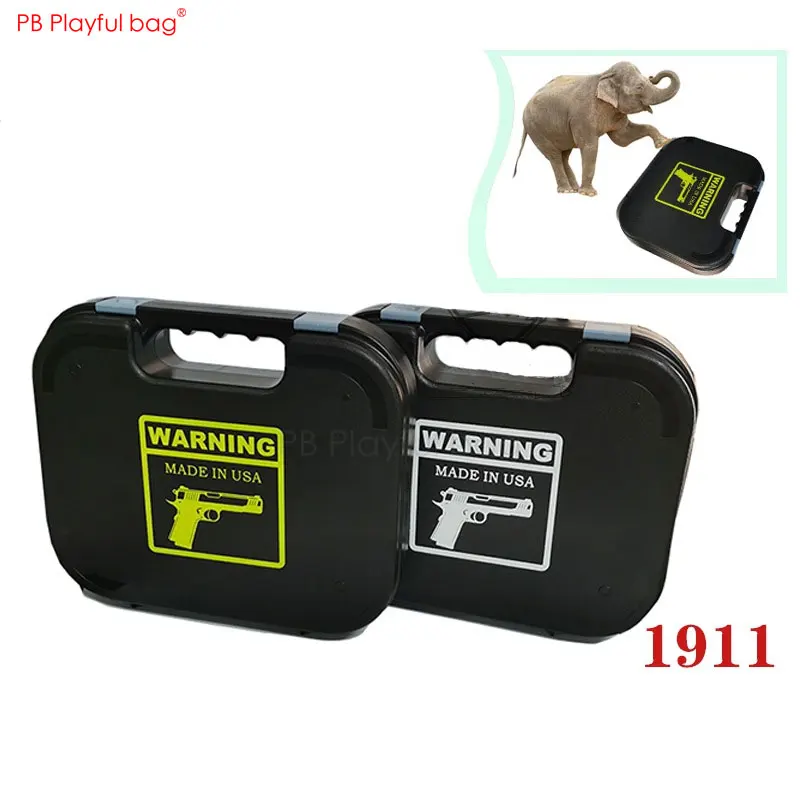 

Playful bag 1911 Storage Case M1 2011 ZY1 ZY2 suitcase Toy CS game equipment Outdoor portable gel ball blaster case QH85