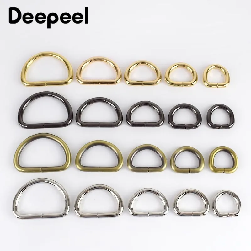 5 шт. 13 50 мм Металлические Уплотнительные ди кольцевые пряжки застежка веб ремень