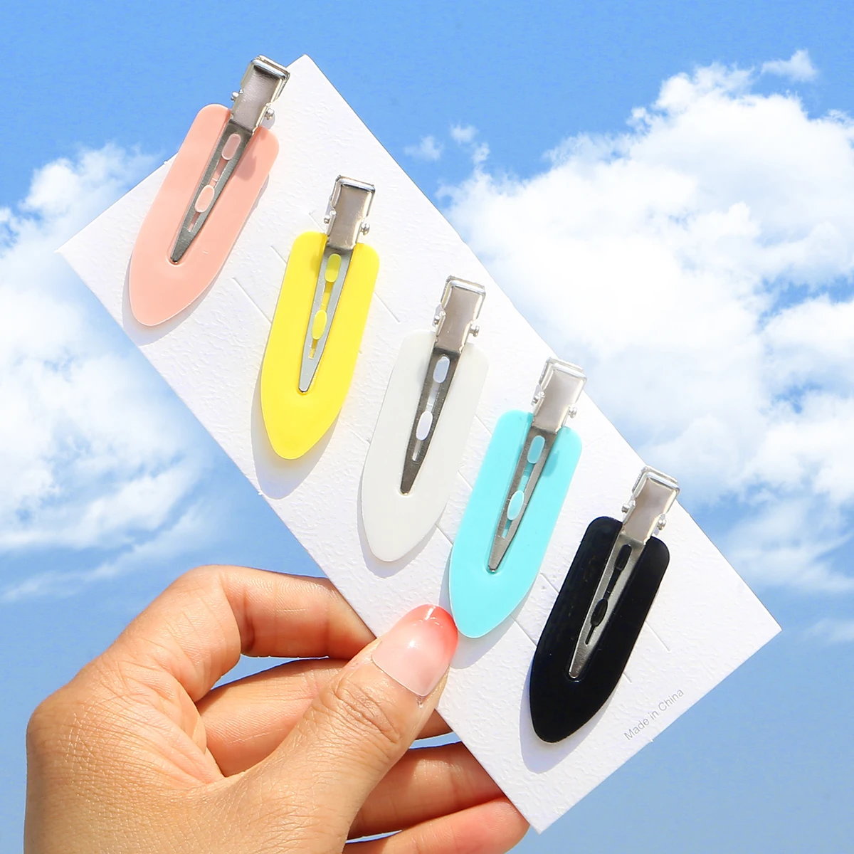 Новинка бесшовные заколки для волос без изгиба 1 4 шт. креативные макияжа