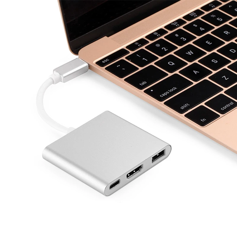 USB-C Extender Hub Thunderbolt 3 Adapter USB Type C Hub to HDMI-compatible 4K USB-C Dock PD Charging for MacBook Pro/Air 2020 images - 6