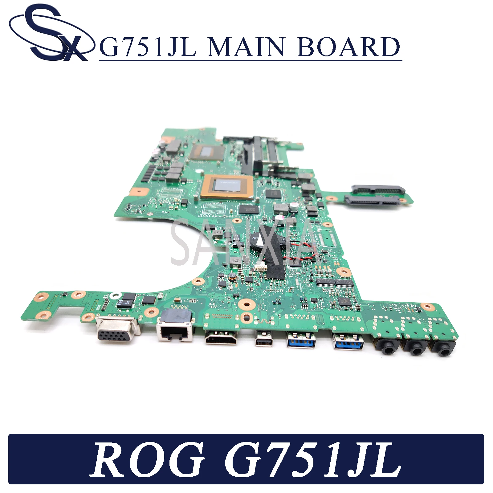 Материнская плата KEFU G751JL для ноутбука ASUS ROG оригинальная материнская GTX965M|motherboard