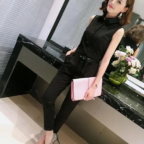 Женские рубашки 2019 рубашка без рукавов с длинным рукавом из трех частей