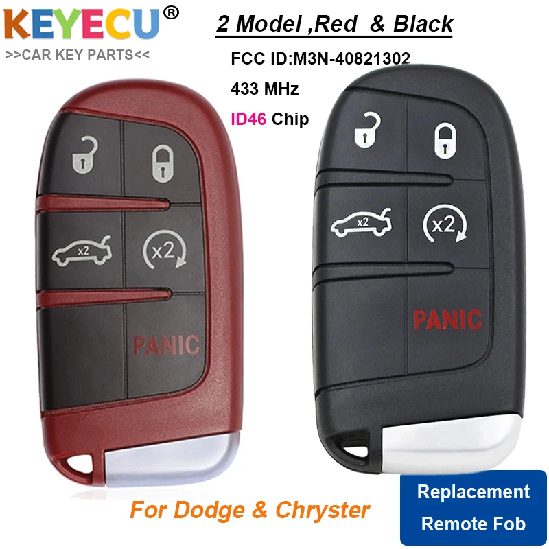 KEYECU умный пульт дистанционного управления автомобильный ключ для Chrysler 300 2011 2018