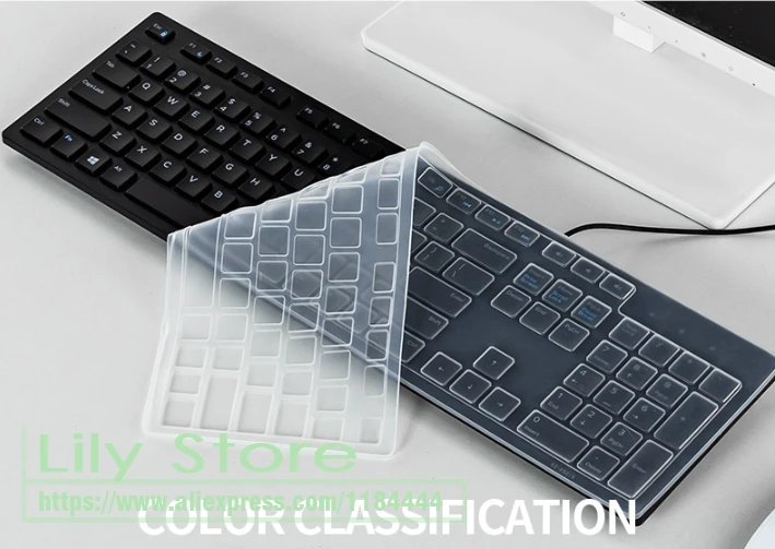 Крышка клавиатуры для беспроводной Dell KM636 KB216 Optiplex 5250/3050/3240/5460 AIO 7450/7050/3475 защитная