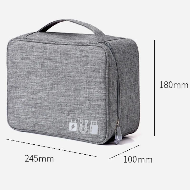 Сумка для хранения кабелей водонепроницаемый органайзер внешних аккумуляторов