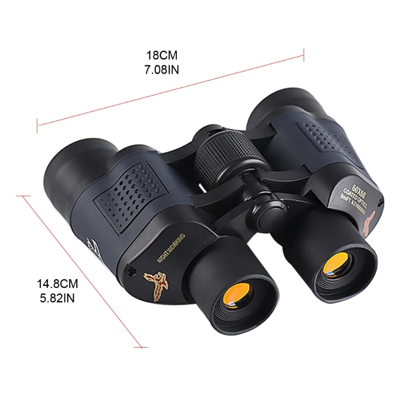 

Night Vision 60x60 Telescope Lightweight Binoculars Magnifying Glass Contemporary Styling Compact Eyepiece Optical Lens