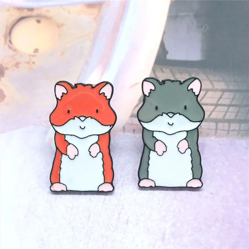 Брошь унисекс булавка милая собака эмалированная джинсовая куртка воротник