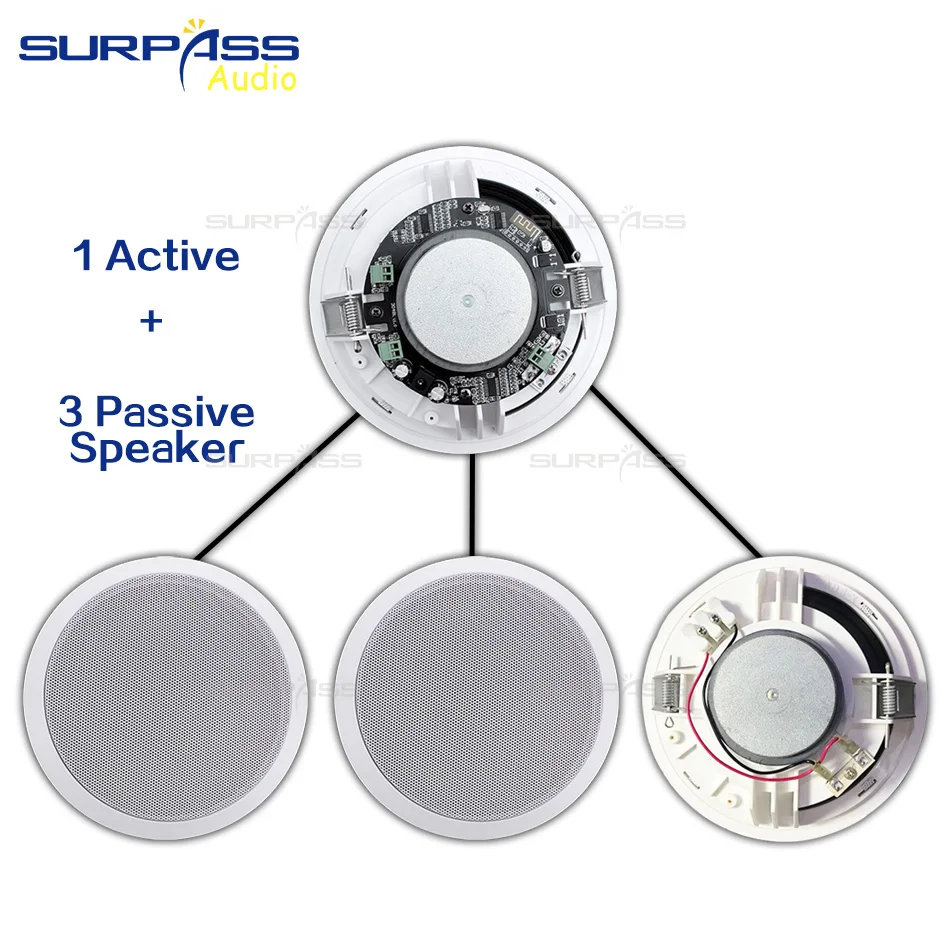 Настенные Потолочные динамики с выходной мощностью 4 шт. - Цена: 16 255,78 руб.