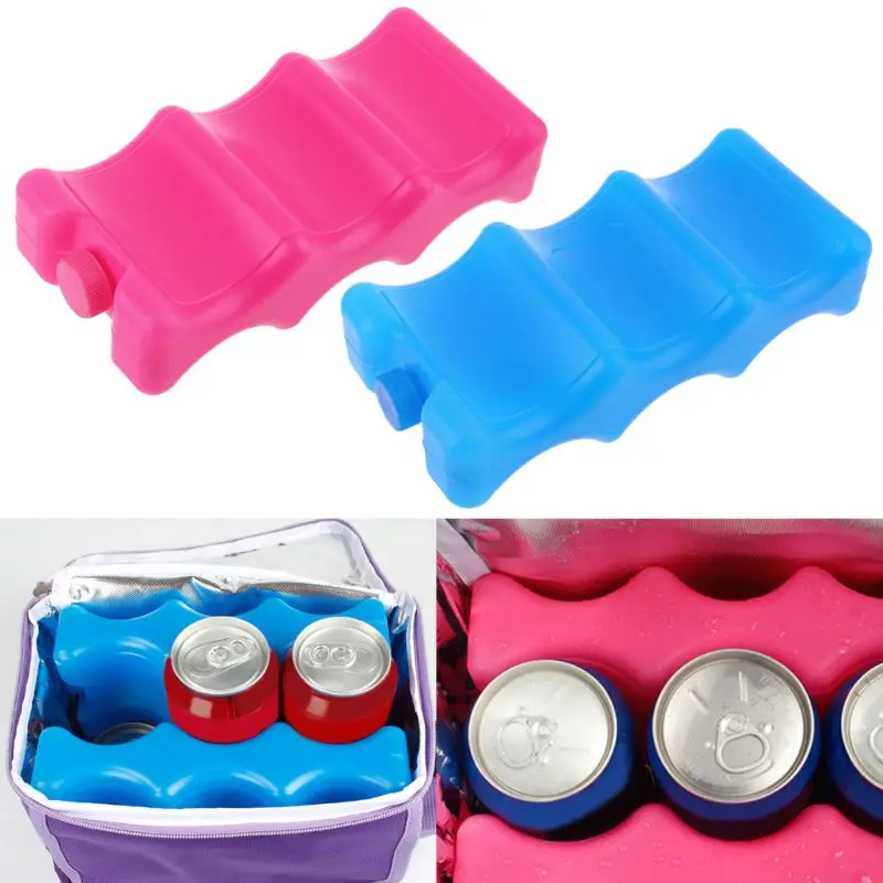 

600ml Reusable Ice Brick Ice Block Ice Pack Cooler Milk Storage For Cooler Bag