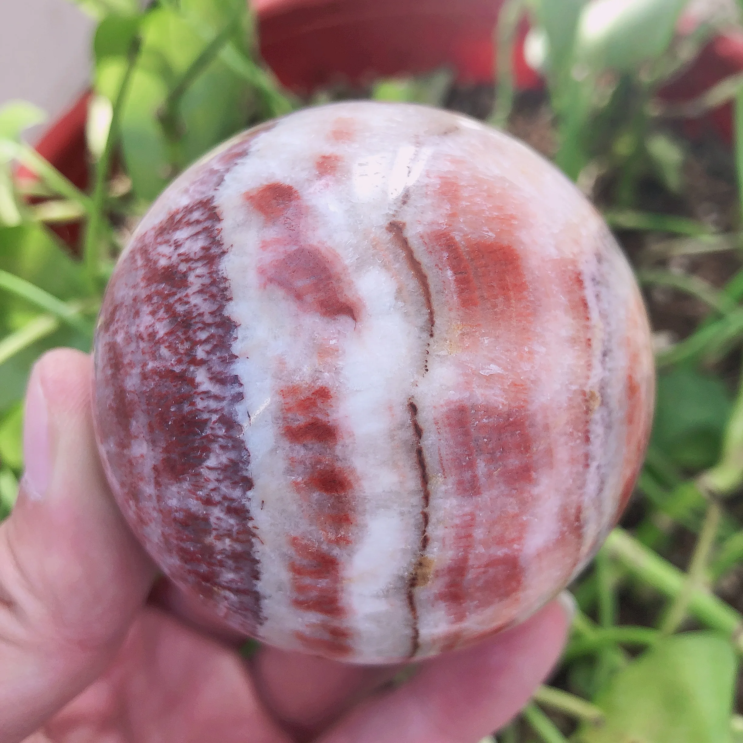 

1pc Natural Crystals Quartz Pork Stone Sphere Ball Energy Reiki Stones Room Home Office Aquarium Decoration Accessories Gemstone