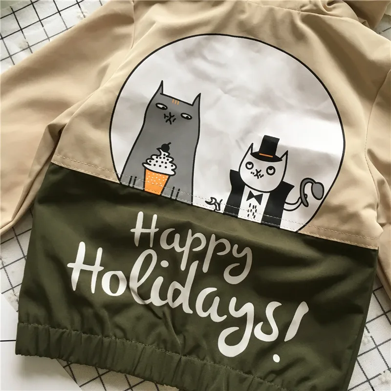 Куртка детская хлопковая на осень/зиму контрастных цветов | Детская одежда и