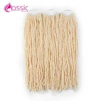 classic plus hair bundles 613 blonde hair extensions 20 inch synthetic crochet hair dreadlocks twist hair for women 3 bundles