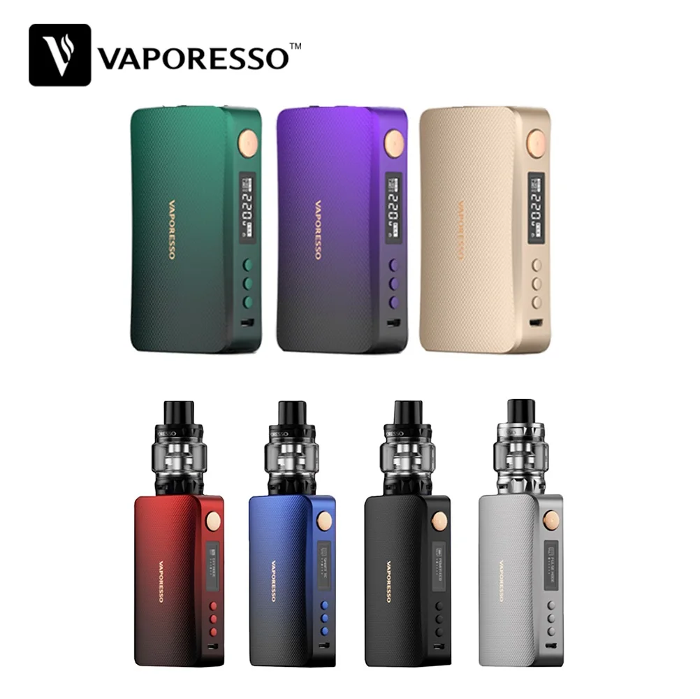 Vaporesso GEN Kit 220 Вт GEN Box Mod и 8 мл SKRR S Tank Fit QF Coil VS Armour Pro Kit электронная сигарета испаритель