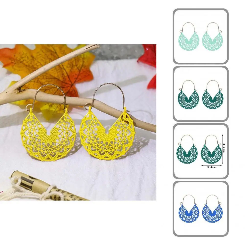 

Attractive Earrings V-shaped Female Lightweight Elegant Hook Earrings Hook Earrings Women Earrings 1 Pair