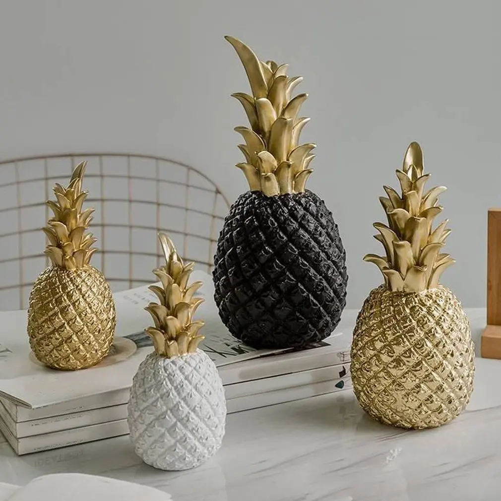 

Nordic Light Luxury Resin Pineapple Creative Home Living Room Porch Model Room Soft Decoration Wedding Gift