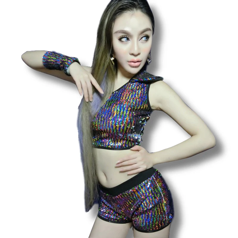 2020 блестящая одежда с блестками для танцев на шесте выступлений бюстгальтер