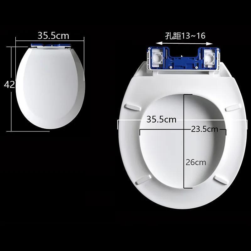 U V O образный уплотненный полипропиленовый чехол для сиденья унитаза